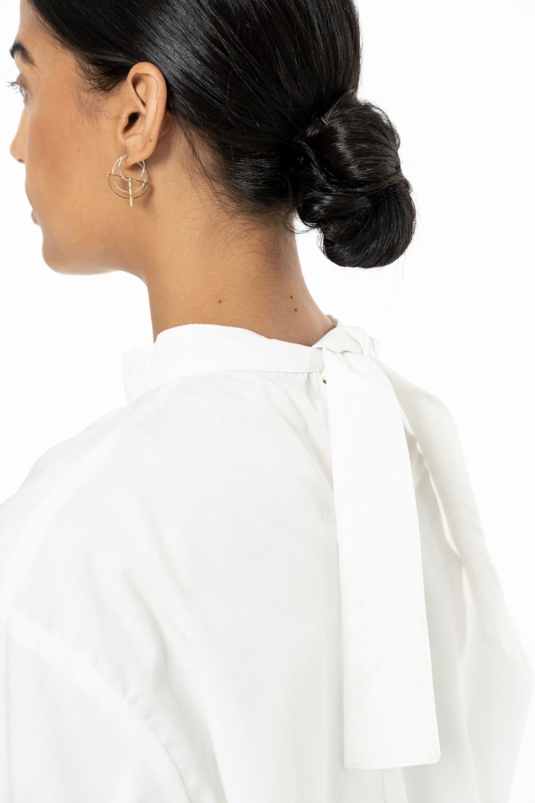 Kloth and Kin Bibi Blouse Cotton Poplin - White