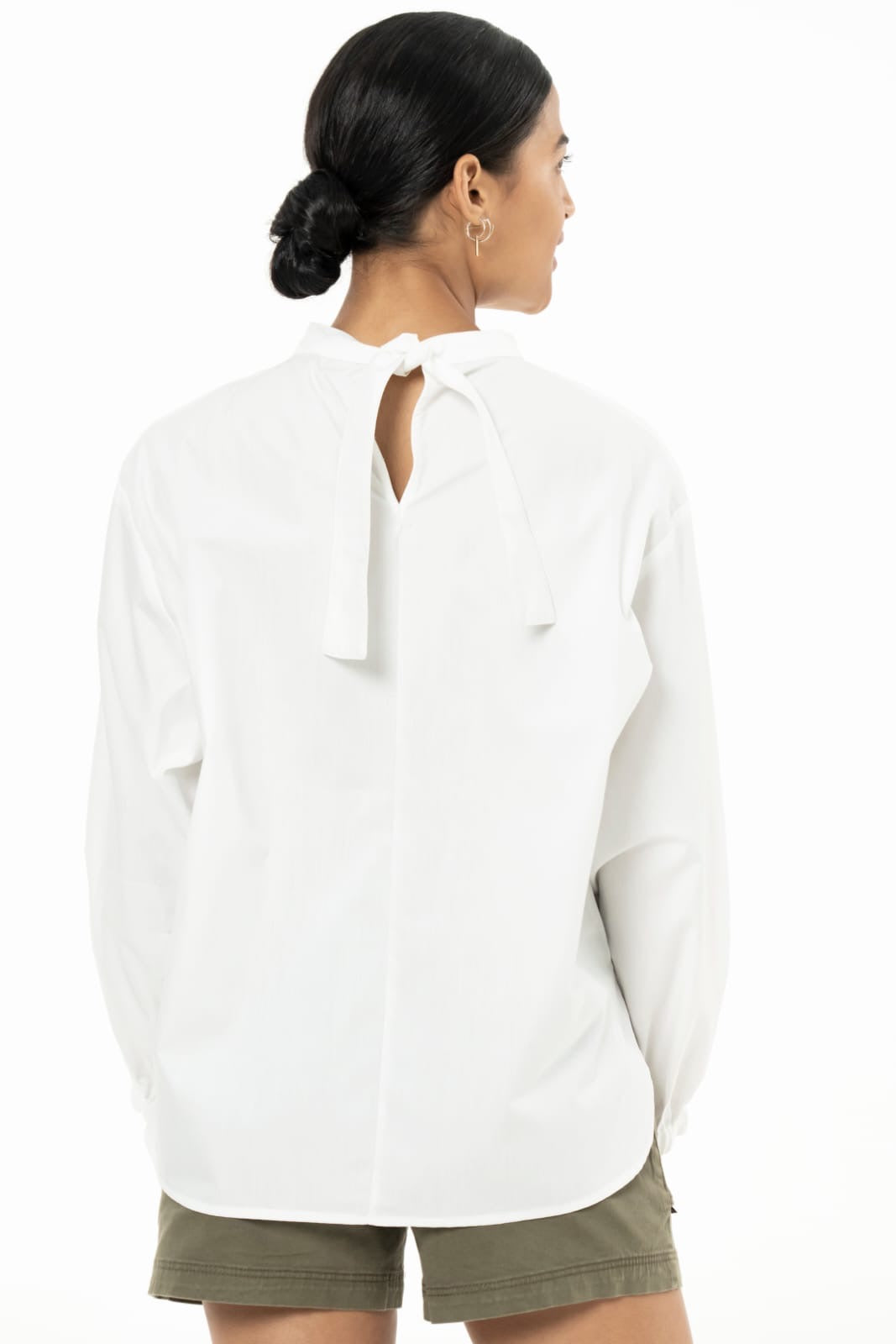 Kloth and Kin Bibi Blouse Cotton Poplin - White