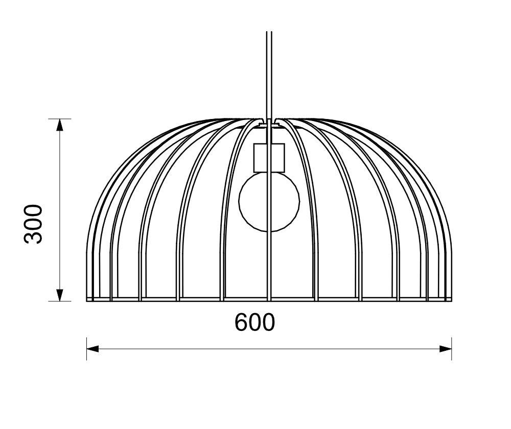 Dome Hanging Light