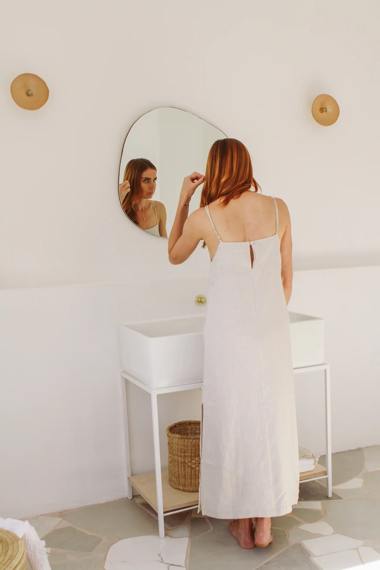 She Loves Sundays Saffron Slip Dress - Maxi Length