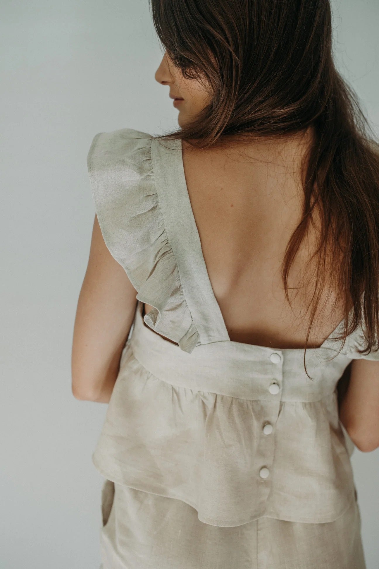 She Loves Sundays Laurel Ruffle Sleeve Top