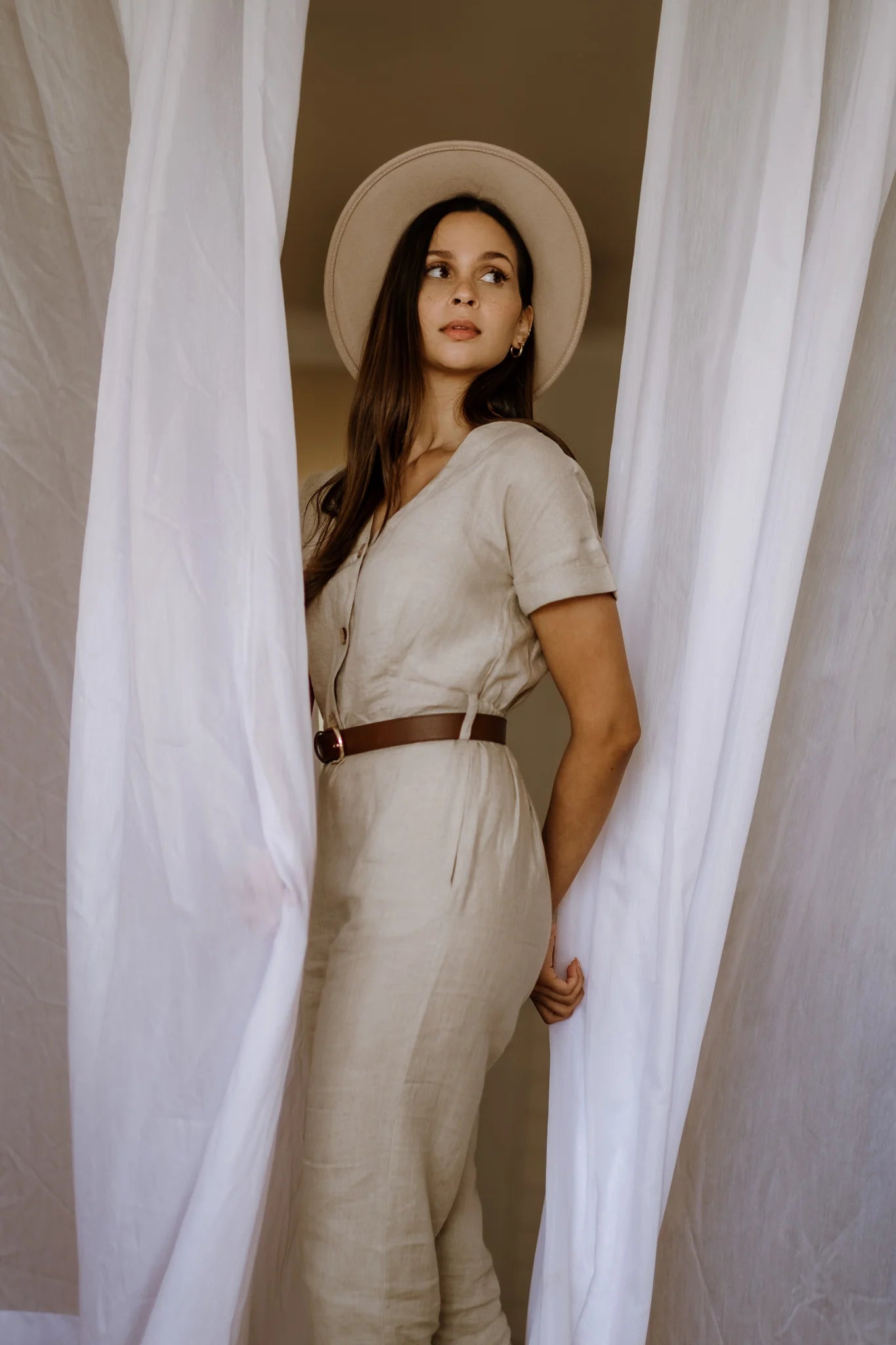 Taeve Africa Linen Jumpsuit
