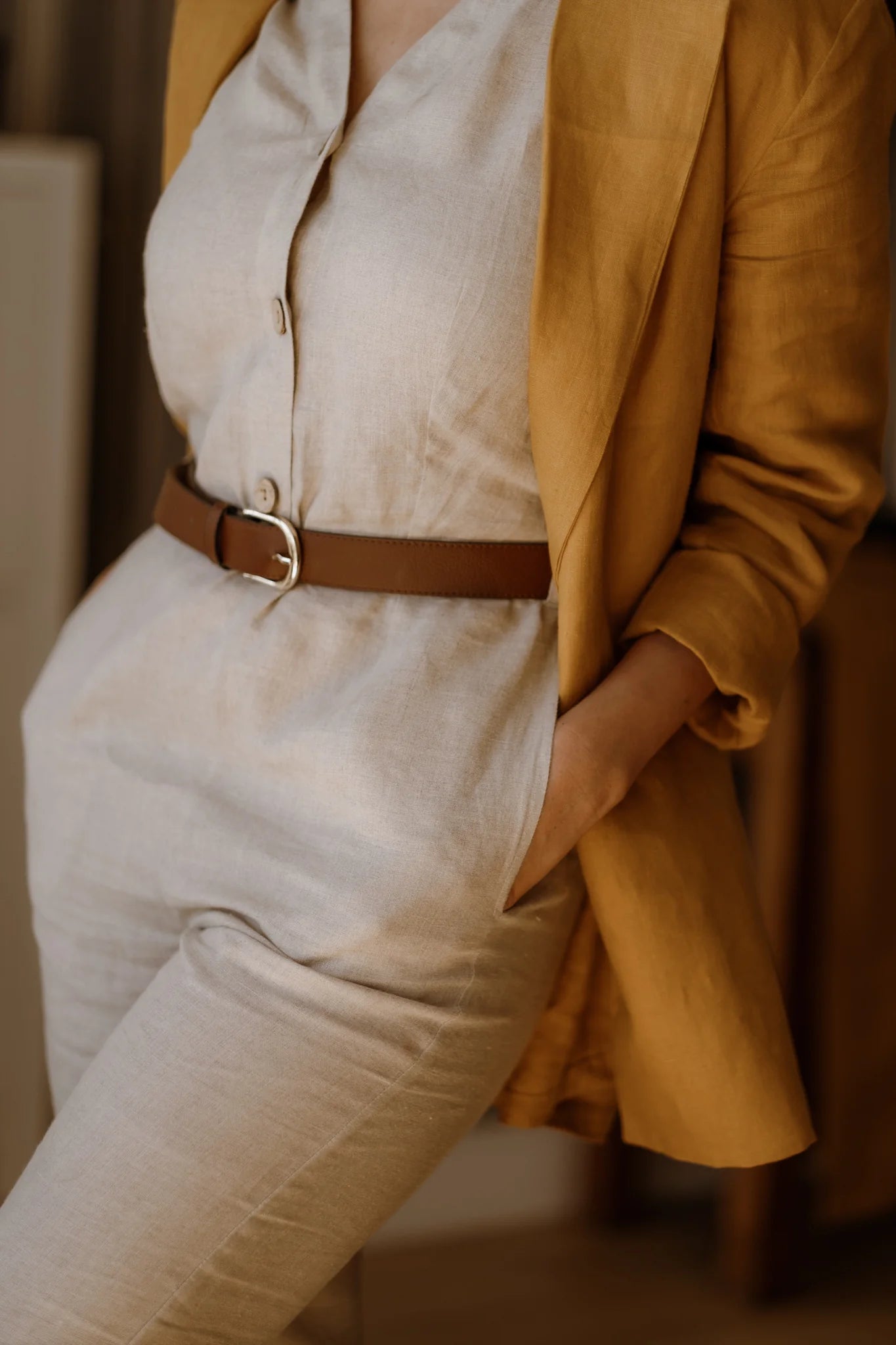 Taeve Africa Linen Jumpsuit