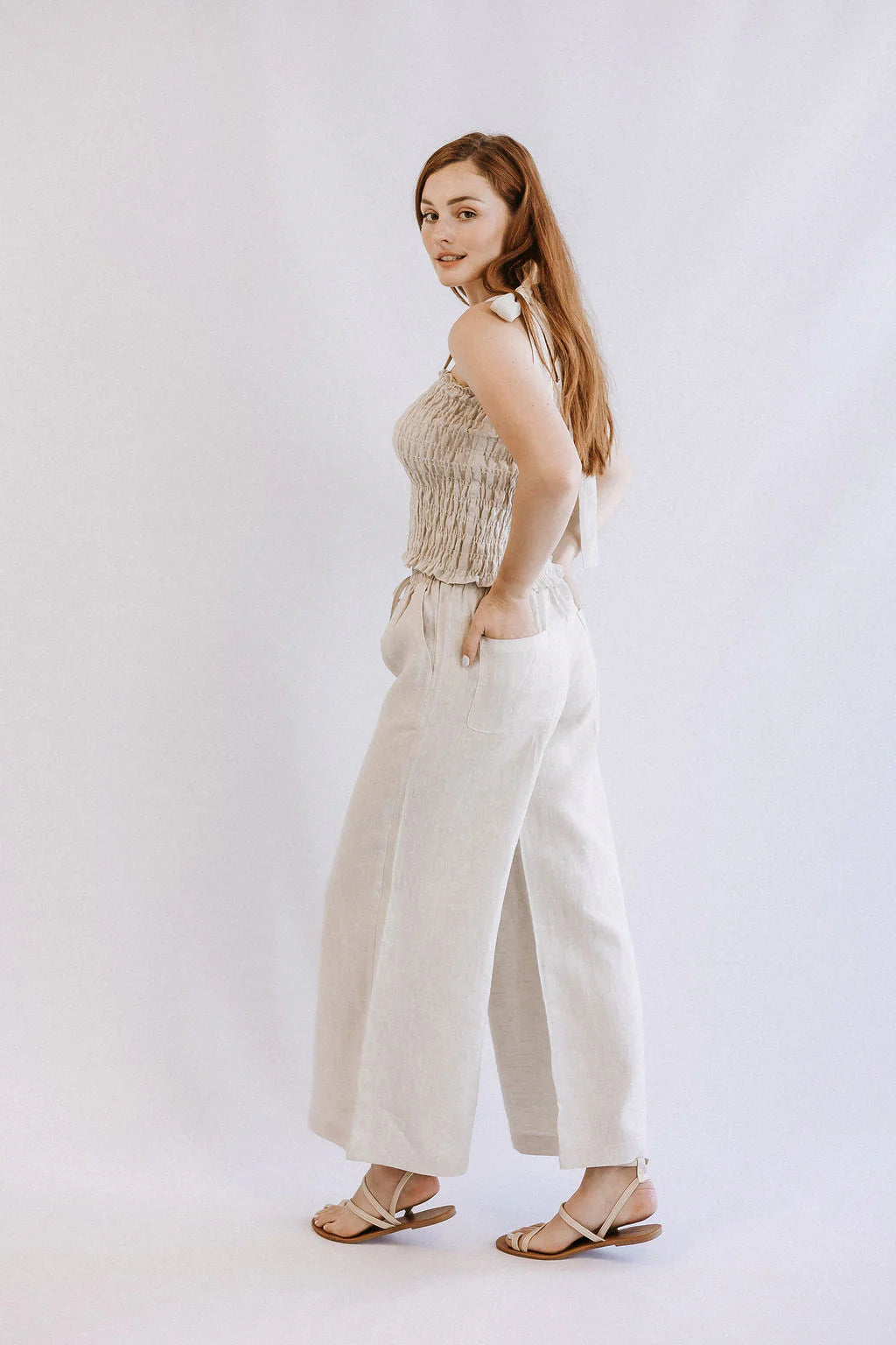 Taeve Africa Elasticated Wide Leg Pants